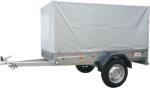 Trailer Europe Utánfutó Alfa 12011mn. Apv 750 Kg + Ponyva + Váz Rakfelület: 2005x1080x1070mm
