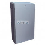 Merida Hulladékgyűjtő, 27L, falra szerelhető, rozsdamentes, szálcsiszolt,