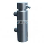 Merida Szappanadagoló, rozsdamentes, szálcsiszolt, fali, 300ml, D45S