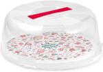 Snips 000223 tortatartó doboz, műanyag, téli mintával, 28 cm átmérővel (000223)
