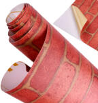  Öntapadós fóliatekercs tapéta furnér tégla 1, 22x50m (KX5509)