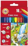 KOH-I-NOOR Markere Scolare Colectia Bees, 10 Culori (KH-K1002-10)