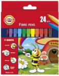 KOH-I-NOOR Markere Scolare Colectia Bees, 24 Culori (KH-K1002-24)