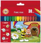 KOH-I-NOOR Markere Scolare Colectia Bees, 30 Culori (KH-K1002-30)