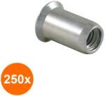 Bralo Set 250 x Piulite-nit Cap Tesit Inox-M 8 x 16 (COR-250xBR.303208011S)