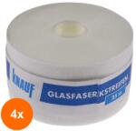 Knauf Set 4 x Banda Knauf Fibra de Sticla pentru Rosturi 50 mm x 25 m (ORP-4xPAC-00852)