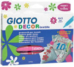 GIOTTO Set 6 Markere Decor Textile Giotto (494800)