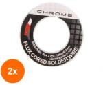 Chrome Set 2 x Fludor 100 g, 0.8 mm Sn60 Pb40 (TIV-2xTIN-100GR/0.8MM-CHR)