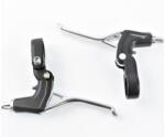 Saccon alu V-fékkar szett (bal és jobb), 3 ujjas, fekete-ezüst
