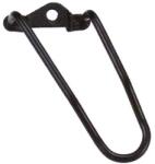 Velotech váltóvédő csavaros tengelyhez, rács nélkül, 170 mm, acél, fekete