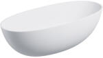 Omnires Shell M+ cada freestanding 175x78 cm ovala alb SHELL175WWBM (SHELL175WWBM) - sanoterm