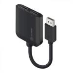 ALOGIC DP2DP-ADP video átalakító kábel DisplayPort 2 x DisplayPort Fekete (DP2DP-ADP) (DP2DP-ADP)