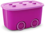 KIS Cutie de depozitare pentru copii roz din plastic 58x39x32 cm Funny Box - KIS