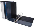DONAU Gyűrűs könyv, panorámás, 4 gyűrű, D alakú, 100 mm, A4, PP, DONAU, fekete (D278865FK) - fapadospatron