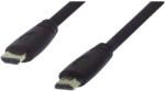 M-CAB HDMI apa - HDMI apa kábel 0.5m - Fekete (HDMI013) (HDMI013)