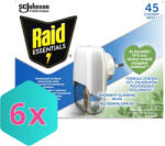 Raid Essential Elektromos 45 éjszakás szúnyogirtó illatmentes Készülék+UTÁNTÖLTŐ folyadék 27 ml KARTON - 6 db (K5000204328592)