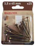 KOELNER 3.5x45 mm-es faforgácslapcsavar 25db/bliszter (B-UC-3545) (51635)