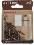 KOELNER 3x16 mm-es faforgácslapcsavar 45db/bliszter (B-UC-3016) (51622)