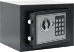 vidaXL Цифров сейф с заключване Тъмносив 23 x 17 x 17 см Стомана (42011305)