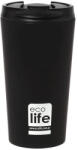 Ecolife Pahar Termos Oțel inoxidabil Fără BPA 370ml Black 33-BO-4015 (33-BO-4015)