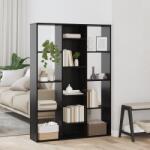 vidaXL Разделител за стая Черния дъб 100 x 24 x 140 см (875012)