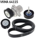 SKF Set curea transmisie cu caneluri SKF VKMA 64115 (VKMA 64115) - automobilus