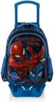 Spiderman Ghiozdan tip troller cu 2 compartimente, Spiderman