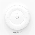Mi-Light K3 dimmer+CCT fali távirányító, fehér, tekerőgombos, elemes, 86x86 mm (FUTK3)