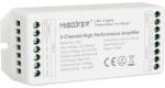 Mi-Light 5 csatornás amplifier/jelerősítő, 15A, 12-24V DC (FUT-PA5)