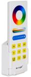 Mi-Light FUT088 RGB+CCT RF távirányító, érintőgombos, elemes, fali tartóval (FUT088)