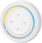 Mi-Light MIBOXER S1W+ 4 zónás mini kör távirányító, mono/CCT