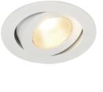 SLV Süllyesztett lámpa, fehér, 3000K melegfehér, 890 lm, CRI 90, 30°, SLV Contone 161271 (161271)