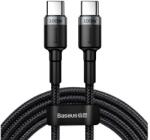 Baseus Cafule USB-C-USB-C kábel, QC 3.0, PD 2.0, 100 W, 5A, 2 m (szürke-fekete)