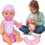 Simba Toys Bobas Funkcionális Baba Pisil New Born Baby Bili Előke Cumi (5037800)