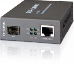 TP-Link Switch media convertor TP-Link, 2 porturi (1xSFP Gigabit, 1x10/100/1000 Mbps (RJ-45)), 1000Base-T to 1000Base-SX/LX/LH, SFP, montabil in sasiu (MC220L) - shoppix