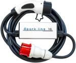  SPARK LINE 16 elektromos autó állítható otthoni töltő - (3x16A) 11kW - 5m Type2 kábellel