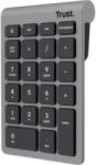 Trust Tastatura numerica Trust Xalax, Wireless 2.4, 22 taste, Gri (TR-25709)