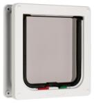 Closer Pets Cat Mate 235W 4 Utas Zárható Macskaajtó, Alagúttal - Fehér - Closer Pets (235W)