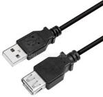 LogiLink CU0010B USB-A apa - USB-A anya hosszabbító kábel fekete 2m (LOGILINK_CU0010B) (LOGILINK_CU0010B)