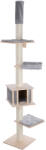  Natural Paradise Natural Paradise Orchid Vanda plafonig érő kaparófa macskáknak - Világosszürke