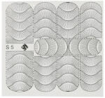 Crystalnails Crystal Nails fólia hatású körömmatrica S5