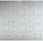 Crystalnails Crystal Nails OMBRE STICK TEMPLATE FESTŐSABLON - T1