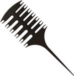 Chrom Well Fűzött melír fésű 2 oldalas NN-04