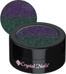 Crystalnails Crystal Nails ChroMirror króm pigmentpor - Tiger Eye Green
