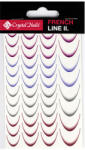 Crystalnails Crystal Nails Vizes Mosolyvonal matrica - French Line II