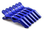 Moonbasa fodrászkellék Moonbasa Aligátor hajcsipesz 6db 361 Kék