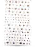 Crystalnails Crystal Nails köröm matrica (353-silver) ezüst csillagok