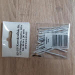 EF-ES fehér hullámcsat egyenes 5cm 20 db