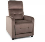 SIGNAL MEBLE Otus Velvet Kinyitható Bársonyfotel Cappuccino (SIG-OTUSVCA) - pepita