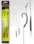 Carp Academy Line Aliger Rig Teflon Fekete 6 2db/csomag Füles Szakállas Bojlis horog (8106-306)